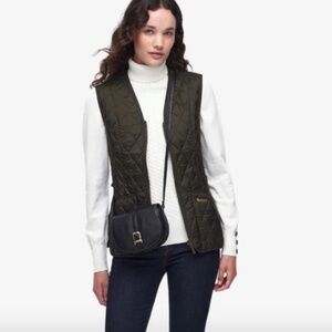 Barbour Betty Interactive Liner in Dark Olive